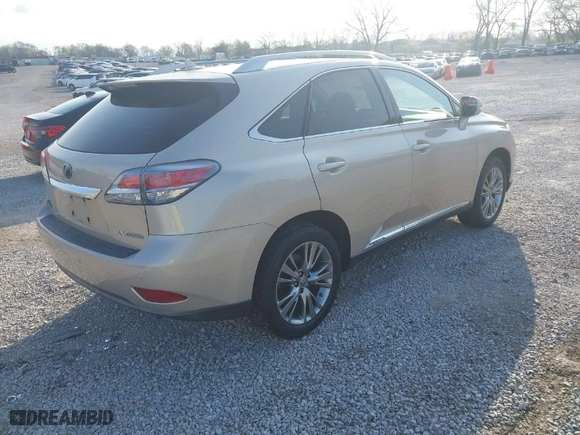 2013 Lexus RX 450h with VIN JTJBC1BA8D2054780, listed as a IAAI auction lot 41928161 with 160,154 mi miles. Bid and sale history available at carsss.com. Image 4.