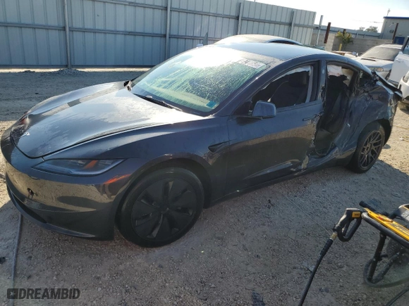 2024 Tesla Model 3 Long Range with VIN 5YJ3E1EBXRF737428, listed as a Copart auction lot 74943954 with 0 mi miles and Non Repairable. Bid and sale history available at carsss.com. Image 1.