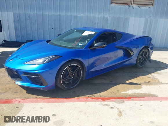 2023 Chevrolet Corvette 1LT z VIN 1G1YA2D4XP5101772, wystawiony jako IAAI lot #41799158 z przebiegiem Nie podano mil oraz . Historia ofert i sprzedaży dostępna na DreamBid. Obrazek 2.