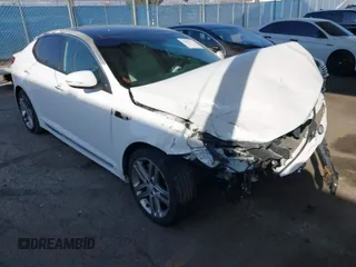 2013 Kia Optima SX with VIN 5XXGR4A62DG175031, listed as a IAAI auction lot 41835113 with 186,084 mi miles. Bid and sale history available at carsss.com. Image 1.