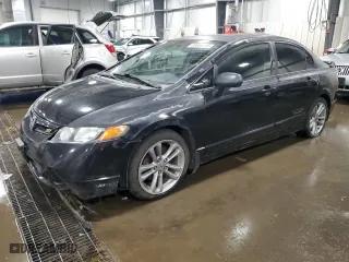 2008 Honda Civic Sdn Si with VIN 2HGFA55518H707285, listed as a Copart auction lot 53088855 with 180,465 mi miles and Clean Title. Bid and sale history available at carsss.com. Image 1.