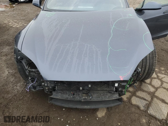 2022 Tesla Model S Plaid with VIN 5YJSA1E63NF460223, listed as a Copart auction lot 56127155 with 50,419 mi miles and Clean title. Bid and sale history available at DreamBid. Image 11.