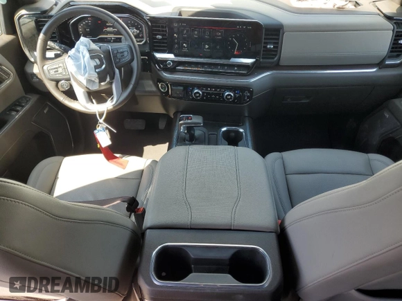 2024 GMC Sierra 1500 SLT with VIN 3GTUUDED3RG344150, listed as a Copart auction lot 56989275 with 15,315 mi miles and Salvage title. Bid and sale history available at DreamBid. Image 8.