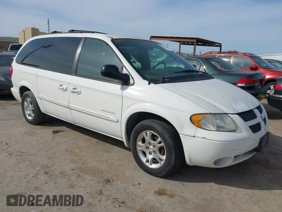 2001 Dodge Grand Caravan with VIN 2B4GT54L51R297228, listed as a IAAI auction lot 41764303 with 186,482 mi miles and . Bid and sale history available at DreamBid. Image 1.