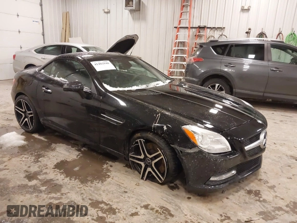 2012 Mercedes-Benz SLK 350 with VIN WDDPK5HA9CF017776, listed as a IAAI auction lot 41482948 with 71,527 mi miles and . Bid and sale history available at DreamBid. Image 1.