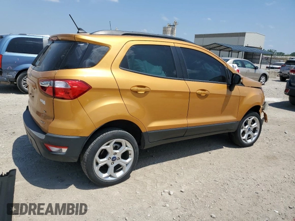 2021 Ford EcoSport SE with VIN MAJ6S3GL0MC409132, listed as a Copart auction lot 57154575 with Not provided miles and Non repairable. Bid and sale history available at DreamBid. Image 3.