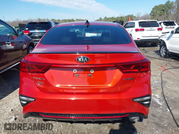 2021 Kia Forte GT-Line with VIN 3KPF34AD7ME405490, listed as a IAAI auction lot 41639170 with 26,808 mi miles. Bid and sale history available at carsss.com. Image 16.