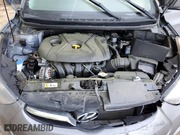 2013 Hyundai Elantra GLS z VIN 5NPDH4AE4DH285239, wystawiony jako Copart lot #52432085 z przebiegiem 109 822 mil mil oraz Szkoda całkowita • Salvage title. Historia ofert i sprzedaży dostępna na DreamBid. Obrazek 12.