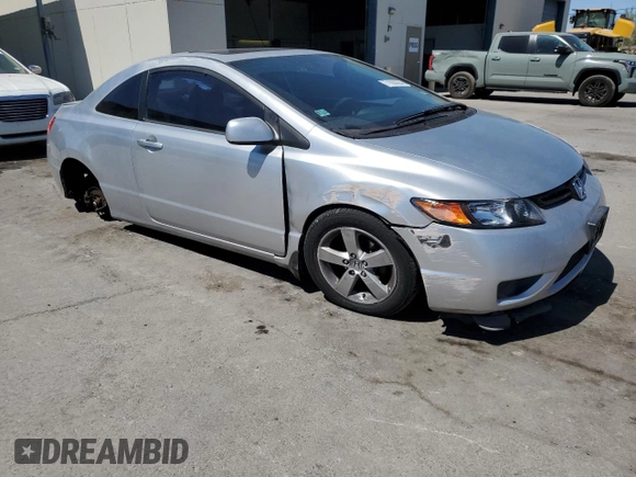 2007 Honda Civic Cpe EX with VIN 2HGFG12857H508261, listed as a Copart auction lot 71880864 with 196,927 mi miles and Salvage Title. Bid and sale history available at carsss.com. Image 4.