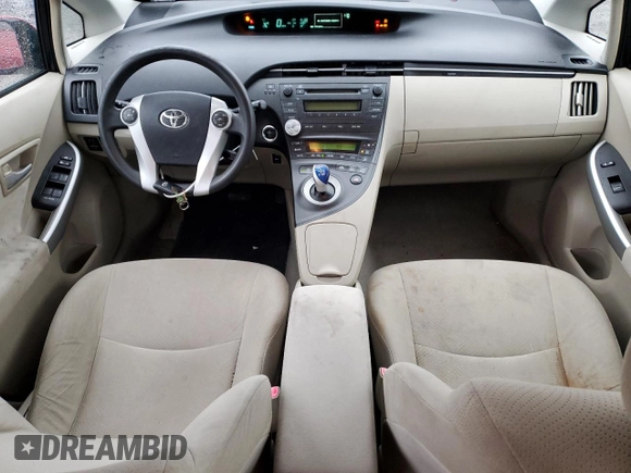 2010 Toyota Prius II with VIN JTDKN3DU3A1240731, listed as a Copart auction lot 51745805 with 177,389 mi miles and Salvage Title. Bid and sale history available at DreamBid. Image 8.