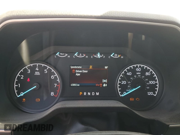 2022 Ford F-150 XL with VIN 1FTEX1EB6NKE84205, listed as a Copart auction lot 48935055 with 43,189 mi miles and Salvage title. Bid and sale history available at DreamBid. Image 9.