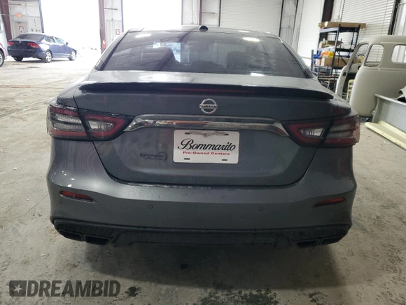 2019 Nissan Maxima SV with VIN 1N4AA6AV8KC383305, listed as a Copart auction lot 45301095 with 135,846 mi miles and Salvage Title. Bid and sale history available at DreamBid. Image 6.