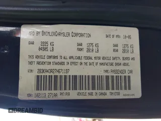 2007 Dodge Charger z VIN 2B3KA43R27H671197, wystawiony jako IAAI lot #42400223 z przebiegiem 180 948 mil mil oraz . Historia ofert i sprzedaży dostępna na DreamBid. Obrazek 9.