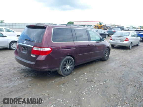 2007 Honda Odyssey Touring with VIN 5FNRL38887B121770, listed as a IAAI auction lot 42253433 with 237,597 mi miles and . Bid and sale history available at DreamBid. Image 4.