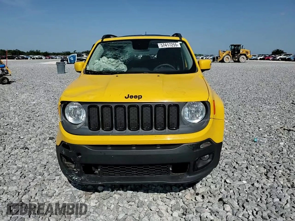 2017 Jeep Renegade Altitude with VIN ZACCJABB5HPF93679, listed as a Copart auction lot 57417255 with 106,098 mi miles and Salvage title. Bid and sale history available at DreamBid. Image 13.