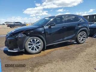 2017 Lexus NX 200t with VIN JTJBARBZ6H2132909, listed as a Copart auction lot 57345325 with 84,294 mi miles and Salvage title. Bid and sale history available at DreamBid. Image 1.