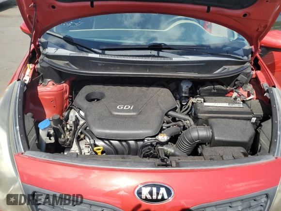 2014 Kia Rio LX with VIN KNADM4A33E6326527, listed as a Copart auction lot 56216215 with 98,340 mi miles and Clean Title. Bid and sale history available at DreamBid. Image 11.