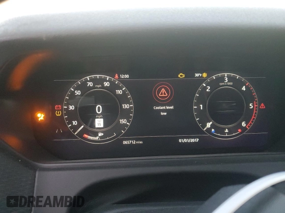 2018 Land Rover Range Rover Velar S with VIN SALYB2RN9JA732719, listed as a Copart auction lot 48309385 with 65,712 mi miles and Salvage title. Bid and sale history available at DreamBid. Image 9.