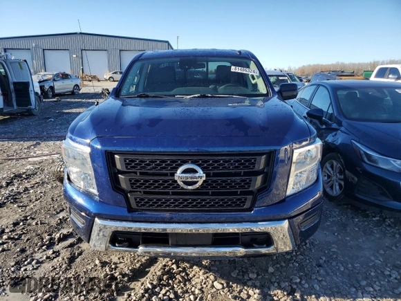 2021 Nissan Titan S with VIN 1N6AA1EC2MN528946, listed as a Copart auction lot 81486324 with 62,521 mi miles and Salvage title. Bid and sale history available at DreamBid. Image 5.