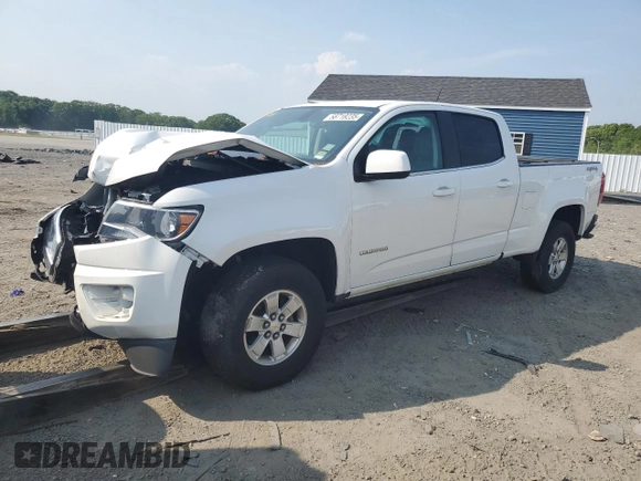 2019 Chevrolet Colorado 4WD Work Truck z VIN 1GCGTBENXK1221351, wystawiony jako Copart lot #58718235 z przebiegiem 90 955 mil mil oraz Szkoda całkowita • Salvage title. Historia ofert i sprzedaży dostępna na DreamBid. Obrazek 1.