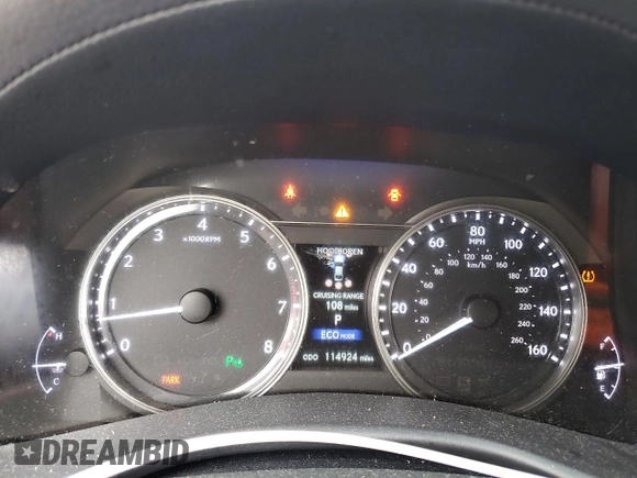 2014 Lexus GS 350 with VIN JTHBE1BL2E5031329, listed as a Copart auction lot 50929845 with 114,924 mi miles and Salvage Title. Bid and sale history available at carsss.com. Image 9.