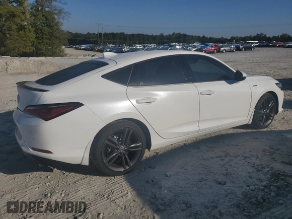 2024 Acura Integra w/A-Spec Technology Package with VIN 19UDE4H63RA021744, listed as a Copart auction lot 74802314 with 6,667 mi miles and Salvage Title. Bid and sale history available at carsss.com. Image 3.