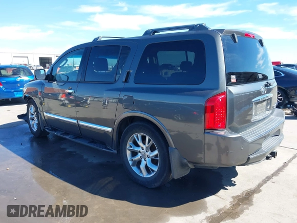 2004 Infiniti QX56 with VIN 5N3AA08A44N802481, listed as a IAAI auction lot 41655751 with 0 mi miles. Bid and sale history available at carsss.com. Image 3.