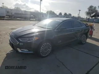 2018 Ford Fusion Energi Titanium with VIN 3FA6P0SU7JR110654, listed as a Copart auction lot 49738925 with 83,260 mi miles and Salvage Title. Bid and sale history available at carsss.com. Image 1.