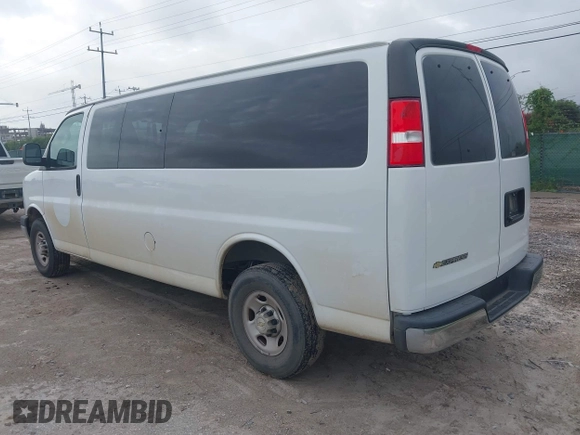2020 Chevrolet Express Passenger LS with VIN 1GAZGNFG7L1241548, listed as a IAAI auction lot 42675352 with 9,651 mi miles and . Bid and sale history available at DreamBid. Image 3.