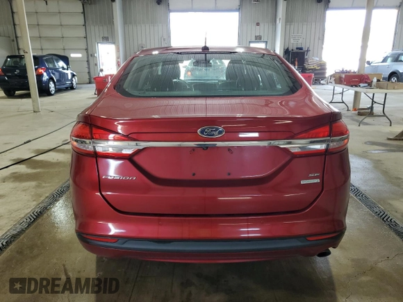 2017 Ford Fusion SE with VIN 3FA6P0HDXHR102646, listed as a Copart auction lot 62230085 with 115,915 mi miles and Salvage title. Bid and sale history available at DreamBid. Image 6.