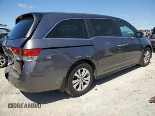 2016 Honda Odyssey EX-L with VIN 5FNRL5H6XGB100929, listed as a Copart auction lot 48889205 with 148,766 mi miles and Salvage Title. Bid and sale history available at DreamBid. Image 3.