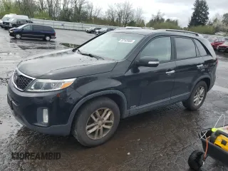 2014 Kia Sorento LX with VIN 5XYKTDA70EG531199, listed as a Copart auction lot 52163405 with 151,165 mi miles and Clean Title. Bid and sale history available at carsss.com. Image 1.