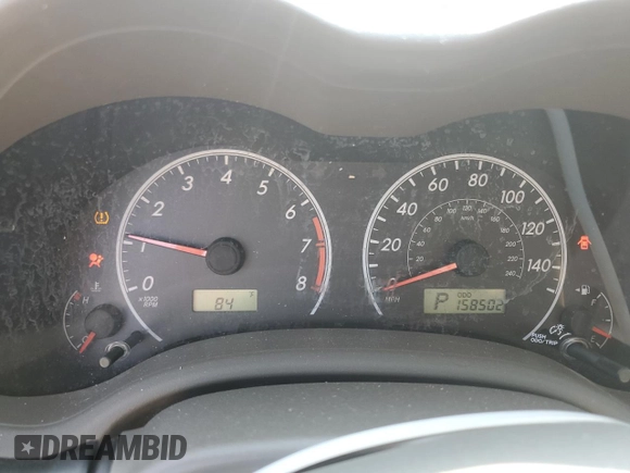 2010 Toyota Corolla with VIN 2T1BU4EE1AC496779, listed as a Copart auction lot 62854035 with 158,502 mi miles and Salvage title. Bid and sale history available at DreamBid. Image 9.