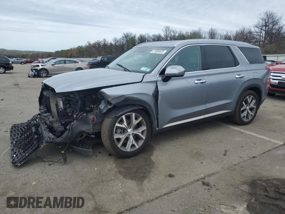 2020 Hyundai Palisade SEL z VIN KM8R4DHE5LU104172, wystawiony jako Copart lot #51909525 z przebiegiem 56 397 mil mil oraz Szkoda całkowita • Salvage title. Historia ofert i sprzedaży dostępna na DreamBid. Obrazek 1.