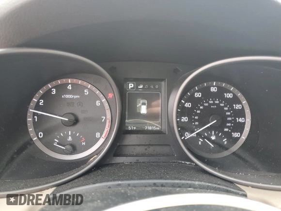 2017 Hyundai Santa Fe 2.4L z VIN 5XYZT3LB4HG381838, wystawiony jako Copart lot #53923535 z przebiegiem 71 815 mil mil oraz Szkoda całkowita • Salvage title. Historia ofert i sprzedaży dostępna na DreamBid. Obrazek 9.
