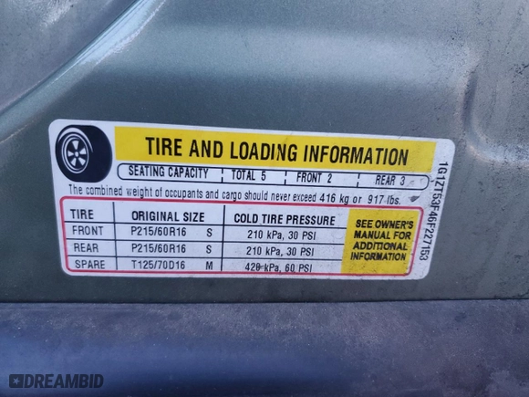 2006 Chevrolet Malibu LT w/0LT with VIN 1G1ZT53F46F227153, listed as a Copart auction lot 49429205 with 155,286 mi miles and Salvage Title. Bid and sale history available at carsss.com. Image 14.