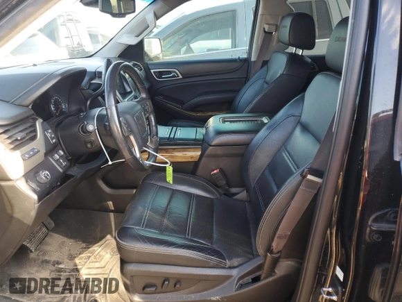 2017 GMC Yukon Denali with VIN 1GKS1CKJ9HR209990, listed as a Copart auction lot 43654895 with 0 mi miles and Salvage Title. Bid and sale history available at carsss.com. Image 7.