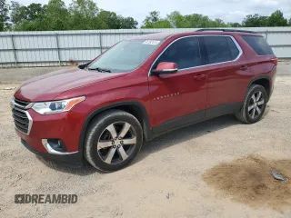 2020 Chevrolet Traverse LT z VIN 1GNERHKW0LJ244037, wystawiony jako Copart lot #54182415 z przebiegiem 134 328 mil mil oraz Szkoda całkowita • Salvage title. Historia ofert i sprzedaży dostępna na DreamBid. Obrazek 1.