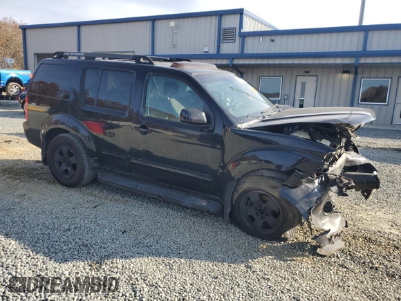 2007 Nissan Pathfinder SE with VIN 5N1AR18W87C644181, listed as a Copart auction lot 82794994 with 0 mi miles and Salvage Title. Bid and sale history available at carsss.com. Image 4.