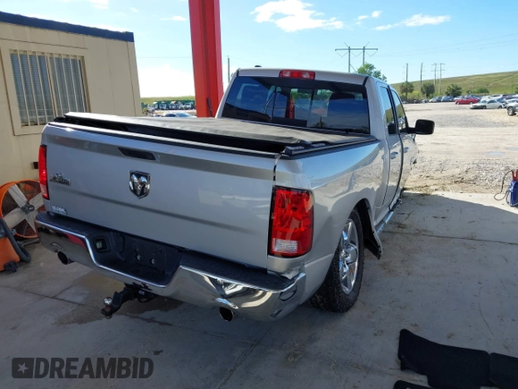 2015 Ram 1500 Lone Star with VIN 1C6RR6GT9FS779001, listed as a IAAI auction lot 41661684 with 133,048 mi miles. Bid and sale history available at carsss.com. Image 4.