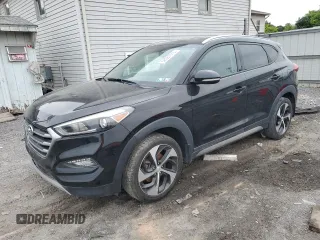 2017 Hyundai Tucson Limited z VIN KM8J3CA21HU302068, wystawiony jako Copart lot #58387515 z przebiegiem 101 926 mil mil oraz Czysty tytuł • Clean title. Historia ofert i sprzedaży dostępna na DreamBid. Obrazek 1.