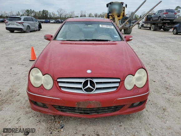 2006 Mercedes-Benz CLK-Class 3.5L with VIN WDBTJ56J86F171056, listed as a Copart auction lot 87119154 with 120,492 mi miles and Clean Title. Bid and sale history available at carsss.com. Image 9.