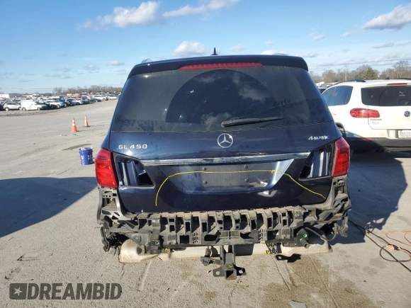 2016 Mercedes-Benz GL with VIN 4JGDF6EE7GA700816, listed as a Copart auction lot 41522315 with 126,240 mi miles and Salvage Title. Bid and sale history available at carsss.com. Image 6.