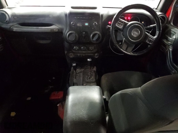 2016 Jeep Wrangler Unlimited Sport RHD with VIN 1C4BJWKG4GL277259, listed as a Copart auction lot 87713635 with 221,120 mi miles and Salvage title. Bid and sale history available at DreamBid. Image 8.