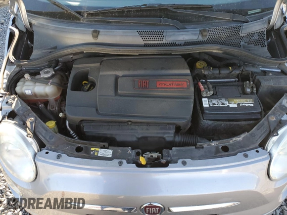2015 FIAT 500 Pop with VIN 3C3CFFAR5FT549883, listed as a Copart auction lot 42905715 with 109,012 mi miles and Salvage title. Bid and sale history available at DreamBid. Image 11.