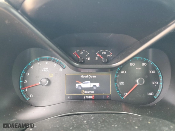 2022 Chevrolet Colorado 4WD ZR2 with VIN 1GCGTEEN8N1213027, listed as a Copart auction lot 69222374 with 27,010 mi miles and Salvage Title. Bid and sale history available at carsss.com. Image 9.
