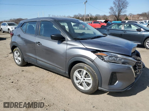 2021 Nissan Kicks S with VIN 3N1CP5BV8ML523079, listed as a Copart auction lot 48264935 with 82,934 mi miles and Salvage Title. Bid and sale history available at DreamBid. Image 4.