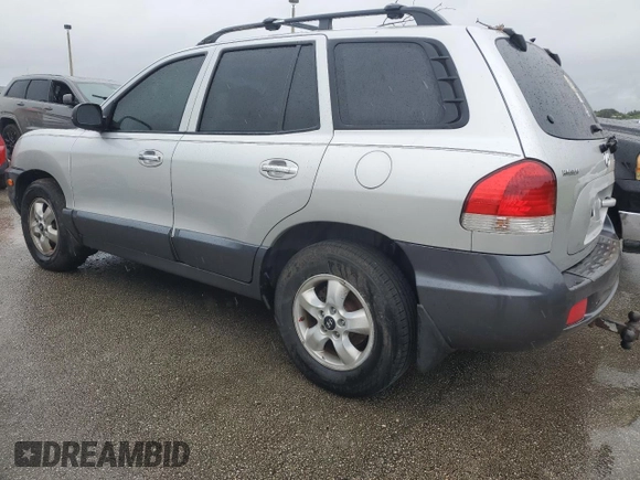 2005 Hyundai Santa Fe GLS with VIN KM8SC13E35U005623, listed as a Copart auction lot 75019464 with 0 mi miles and Salvage Title. Bid and sale history available at carsss.com. Image 2.