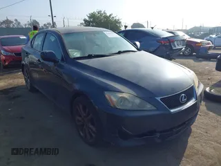 2007 Lexus IS 250 with VIN JTHBK262375048336, listed as a IAAI auction lot 42604751 with Not provided miles and . Bid and sale history available at DreamBid. Image 1.