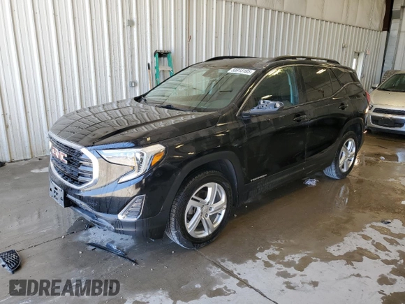 2018 GMC Terrain SLE z VIN 3GKALTEV5JL298166, wystawiony jako Copart lot #55913185 z przebiegiem 72 455 mil mil oraz Nie do naprawy. Historia ofert i sprzedaży dostępna na DreamBid. Obrazek 1.